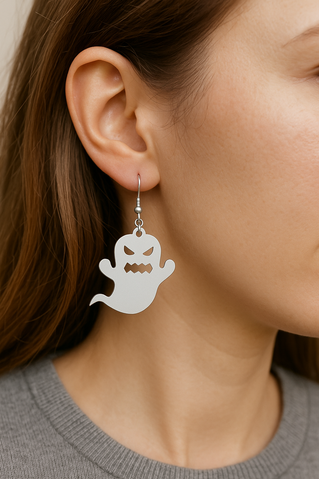 Ghost Dangle Earrings – Spooky Halloween Jewelry