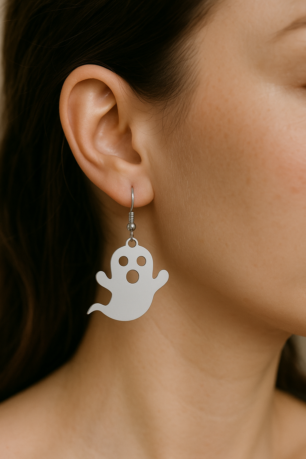 Ghost Dangle Earrings – Spooky Halloween Jewelry