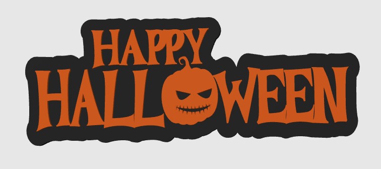 Happy Halloween Door Sign – Pumpkin Jack-o’-Lantern Wall & Door Decor
