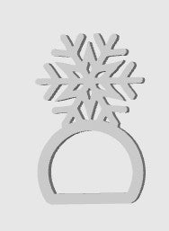 Snowflake Table Napkin Holder – Holiday Winter Décor