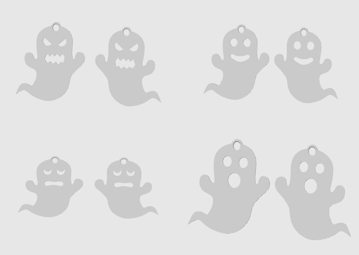 Ghost Dangle Earrings – Spooky Halloween Jewelry