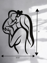 Shadow Mother Baby Wall Art