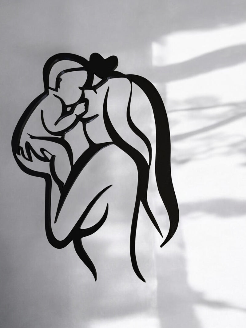 Shadow Mother Baby Wall Art