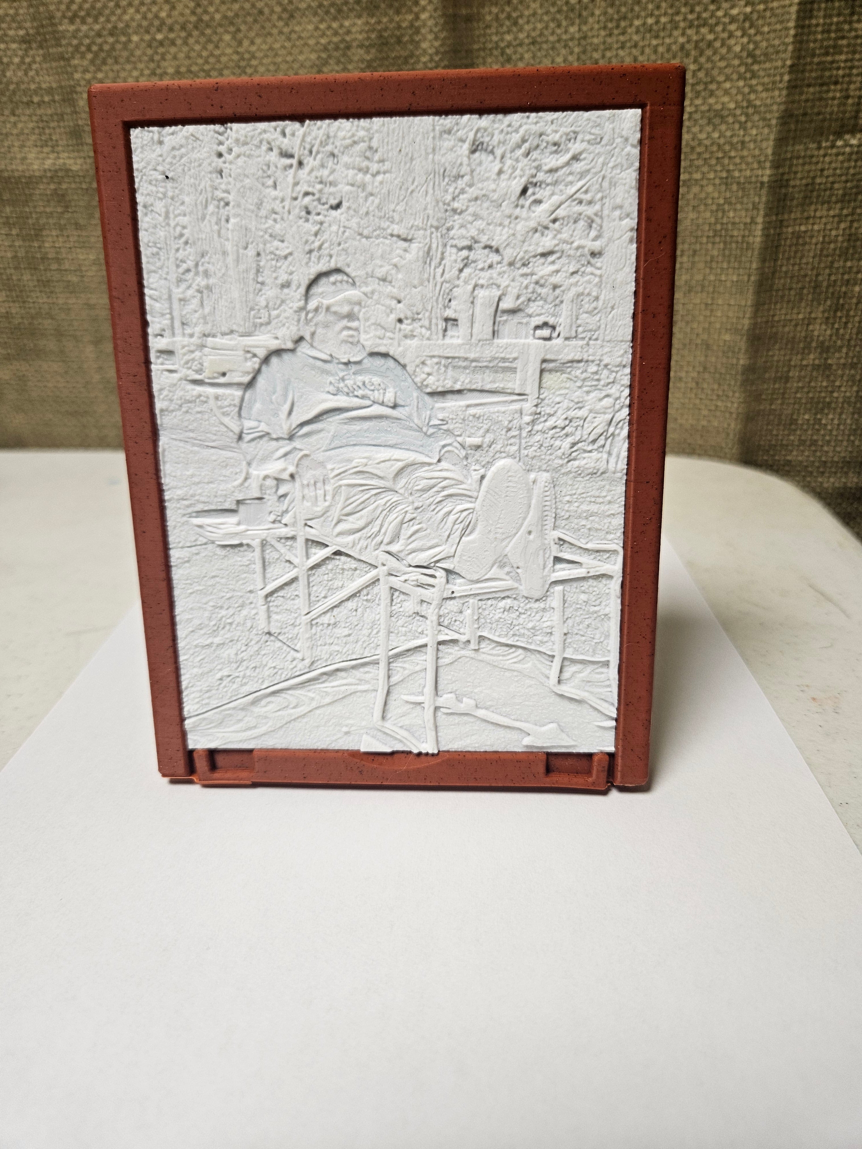Custom Color Lithophane Photo Display