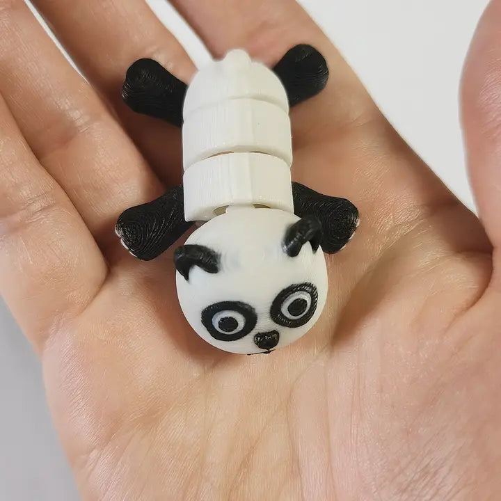 Miniature Articulated Panda Bear – USA Made