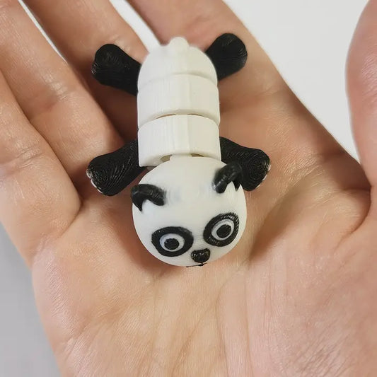 Miniature Articulated Panda Bear