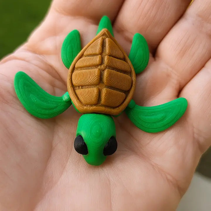 Miniature Articulated Turtle –  USA Made