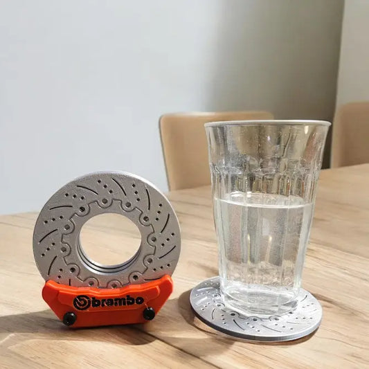 Mancave Workshop Essential: Brembo Brake Coaster Set