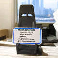 Race Car Seat Business Card Stand – Automotive Desk Display | USA Made