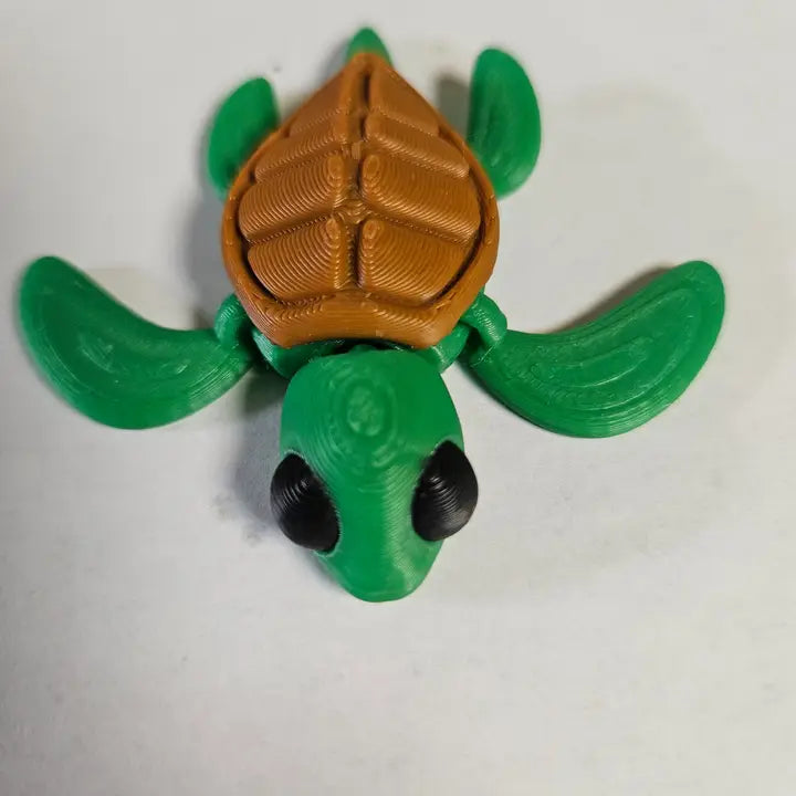 Miniature Articulated Turtle –  USA Made