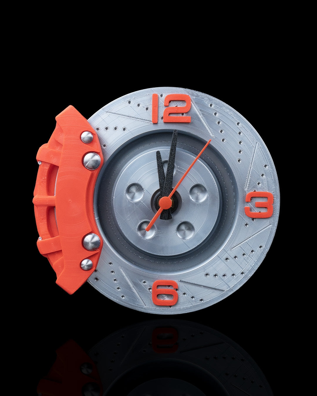 Brake Time Wall Clock – Automotive Garage & Mechanic Decor | 3D Printed | Made in USA