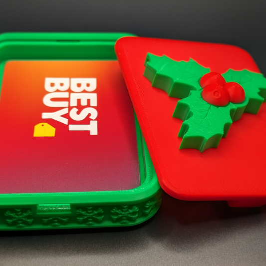 Mechanically Locking Gift Card Box