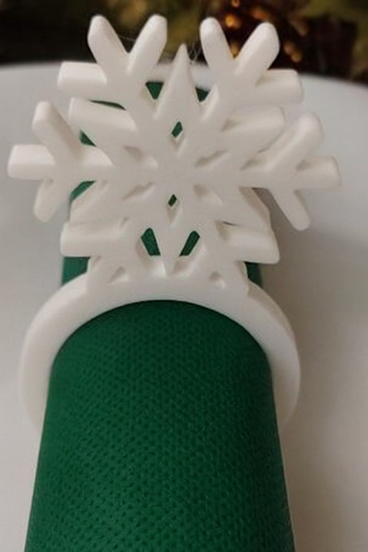 Snowflake Table Napkin Holder – Holiday Winter Décor