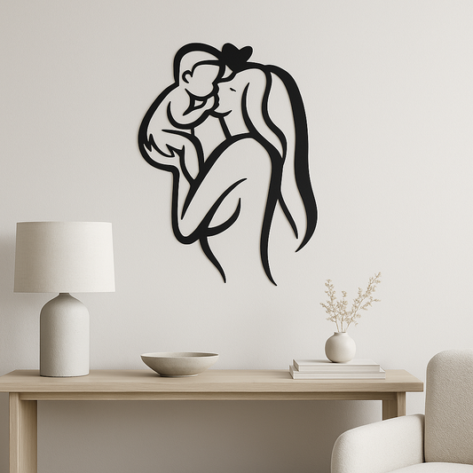 Shadow Mother Baby Wall Art