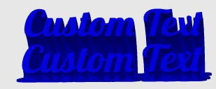 Custom Sweeping Text Sign - Personalized Name & Word Wall Decor