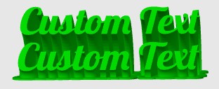 Custom Sweeping Text Sign - Personalized Name & Word Wall Decor