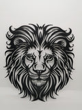 Lion Head Shadow Wall Art – Modern 3D Animal Decor