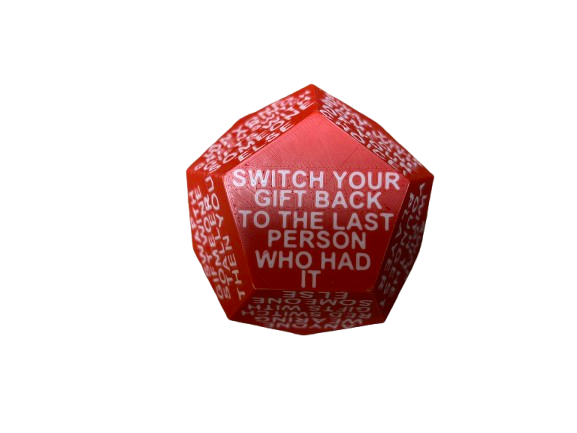 Christmas Gift Exchange Dice