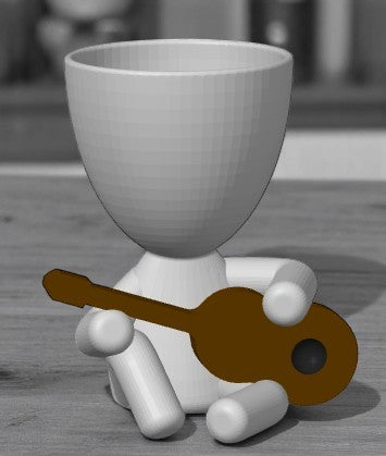 Playing Guitar Planter