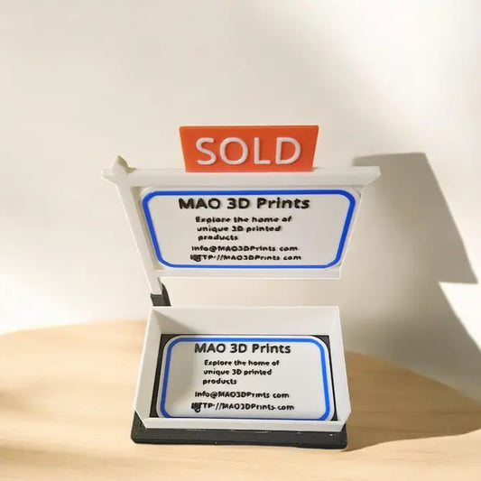 Realtor Business Card Display