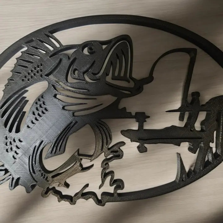 Fishing Wall Art – Rustic Lake House Decor | USA Made