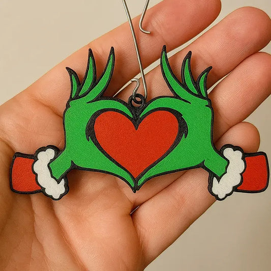 Christmas Grinch Ornament – Festive Holiday Tree Decoration