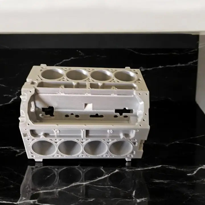 V8 Engine Business Card and Pen Holder – Automotive Desk Organizer | USA Made