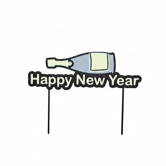 New Year Cake Topper (Set of 5)