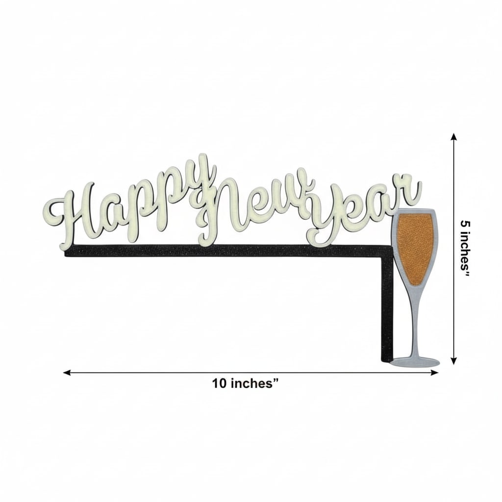 Happy New Year Door Corner Decor