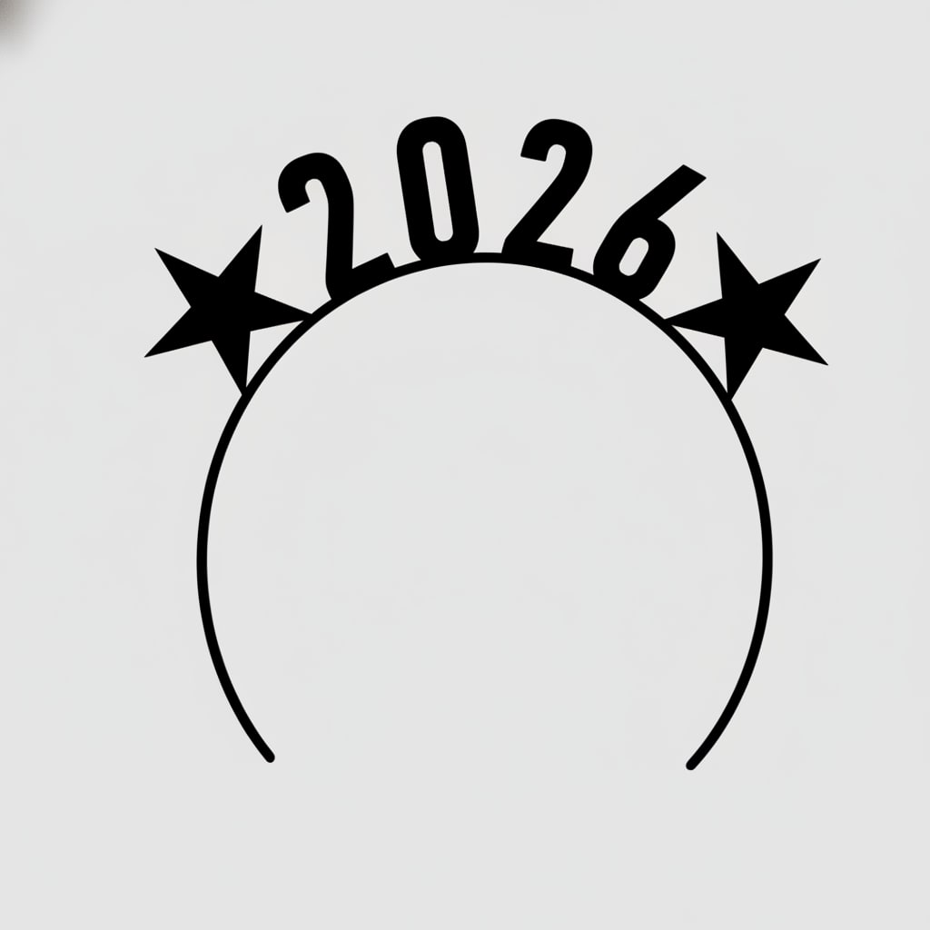 New Years 2026 Headband