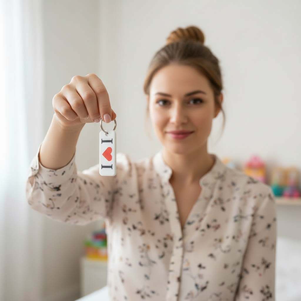 I Love You Keychain - Romantic Gift for Valentine's Day & Anniversaries