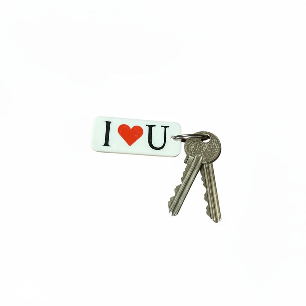 I Love You Keychain - Romantic Gift for Valentine's Day & Anniversaries