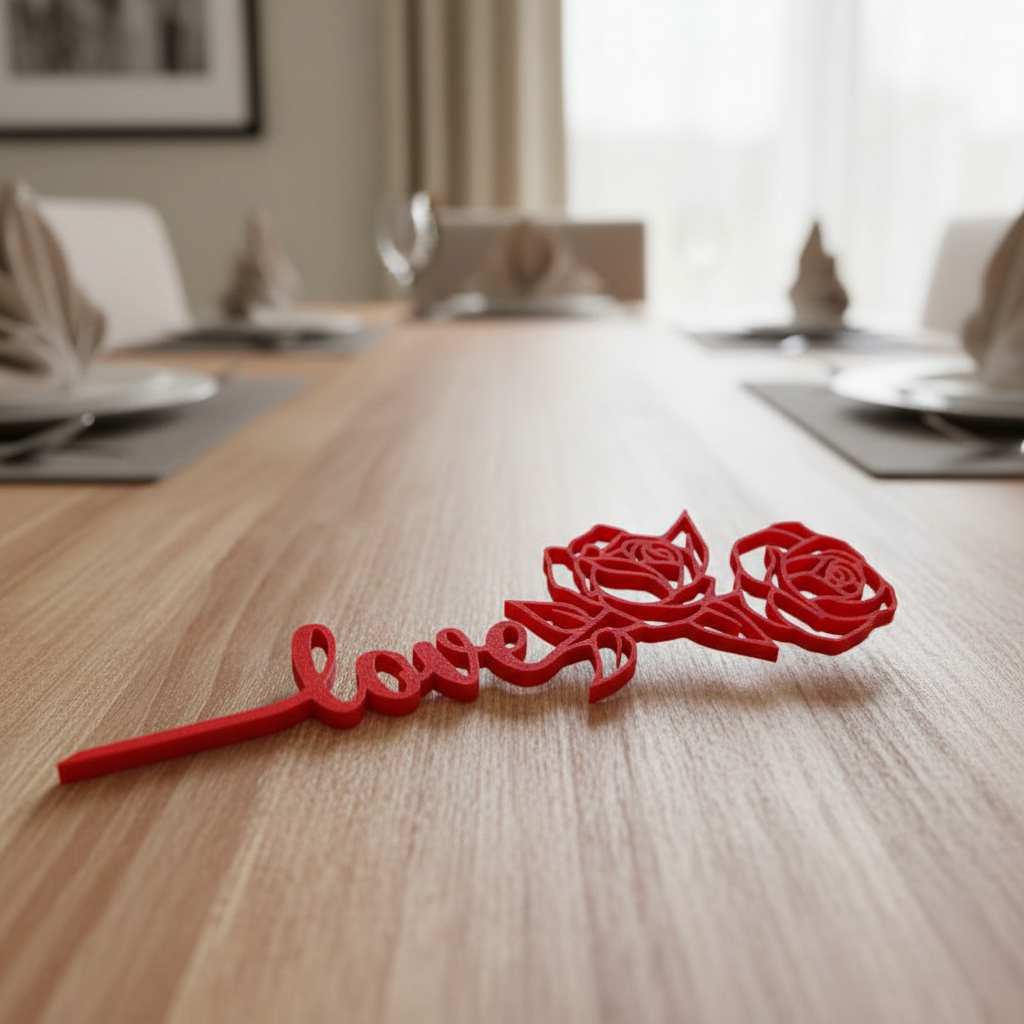 Valentines Heart Rose