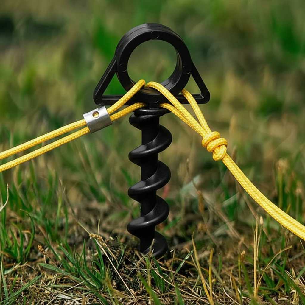 Camping Anchor Ground Stake – Secure Tent, Canopy & Outdoor Equipment (Set of 6)
