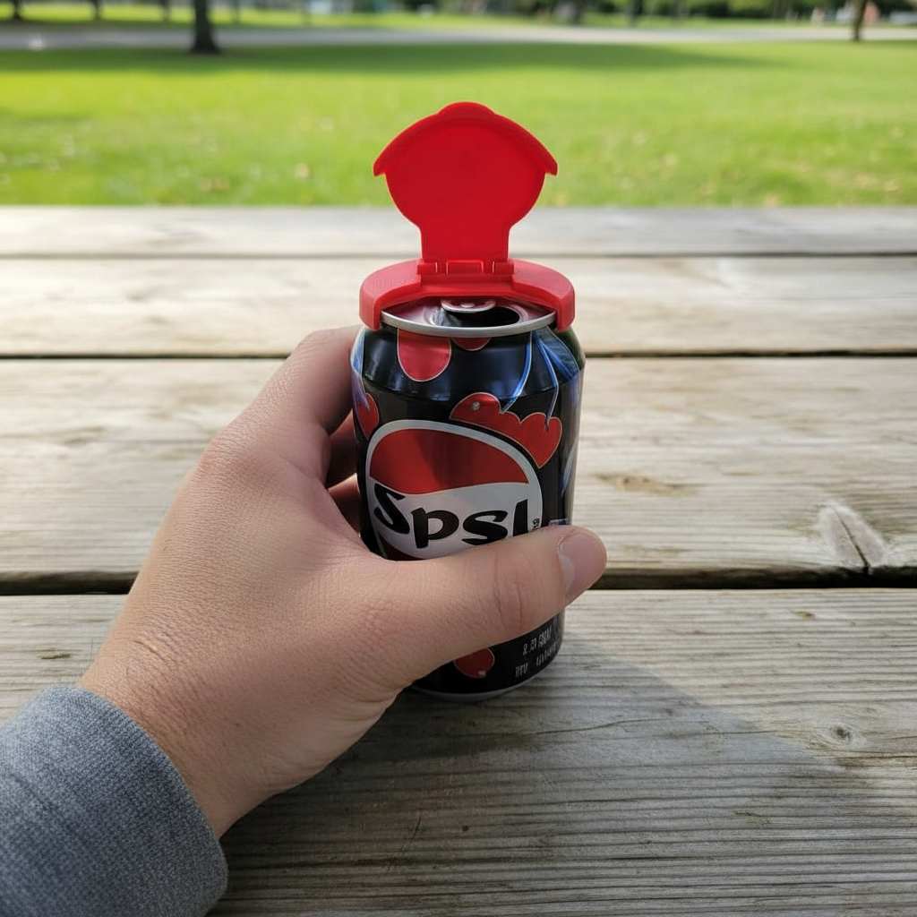 Custom Camping 12 oz Can Top – Personalized Outdoor Drink Cover