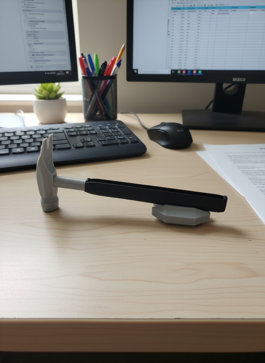 Hammer Business Card Holder