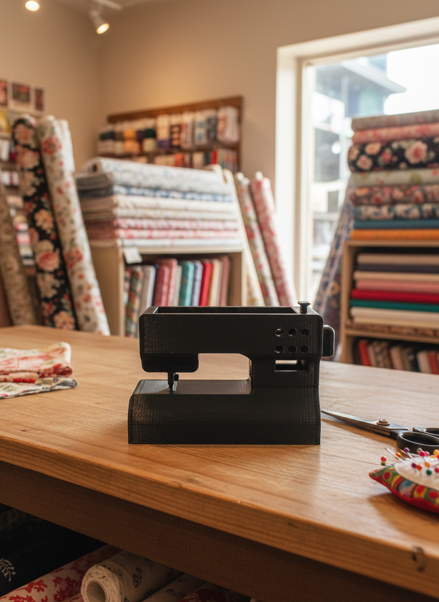 Sewing Machine Business Card Holder