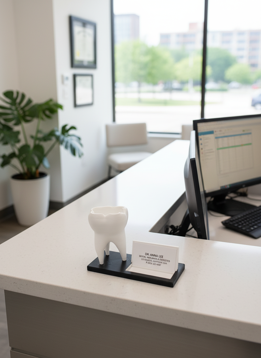 Tooth Business Card Holder