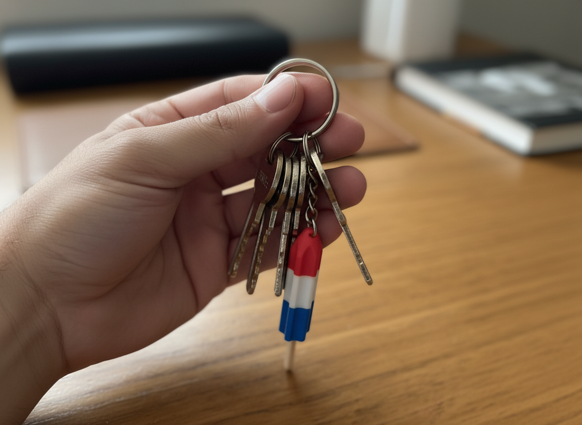 Firecracker Popsicle Keychain