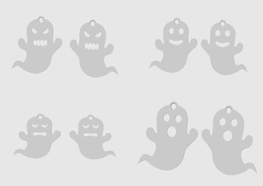 Ghost Dangle Earrings – Spooky Halloween Jewelry