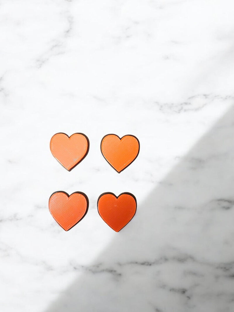 Heart Croc Charms, Jibbets