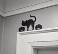 Halloween Cat with Jack-O’-Lanterns Door Corner Decoration